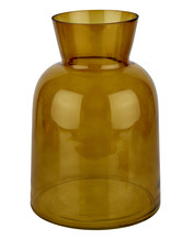 Amber Glass Vase