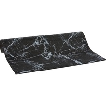 Black Marble Printed Yoga Mat