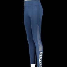 Blue Brushed Active Leggings