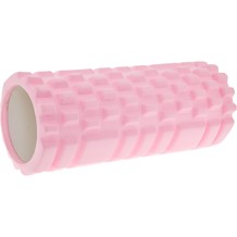 Pink foam massage rollar
