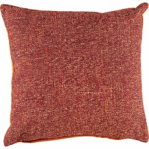 Red Boucle Cushion