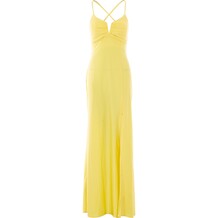 TK Maxx_Maxikleid Satin gelb_49.99