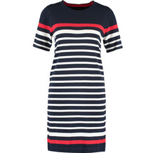 Navy & White Striped Knitted Tunic