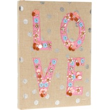 Notizbuch, Love, Beige