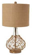 Brown Table Lamp With Shade