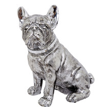 Silver Dog Statue