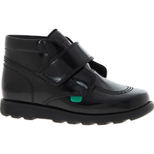 Black Patent Leather Fragma Boots