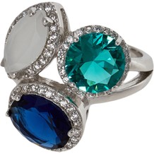Ring versilbert