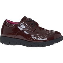 Dark Red Embellished Shoes