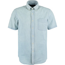 Hemd Jeansfarben Kurzarm