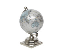 Small Globe Silver