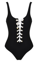 Lace Up Swimsuit
