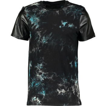 Black Marbled Active T Shirt