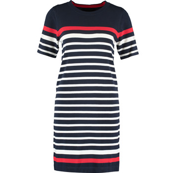 NAvy & White Striped Knitted Tunic