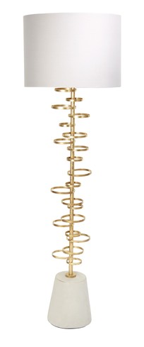 Gold Hoop Lamp