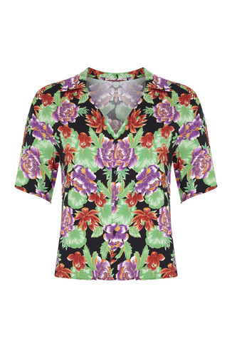 Floral Short Sleeve Shirt
