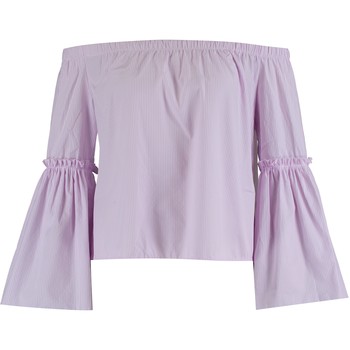 Bardotbluse, Rosa