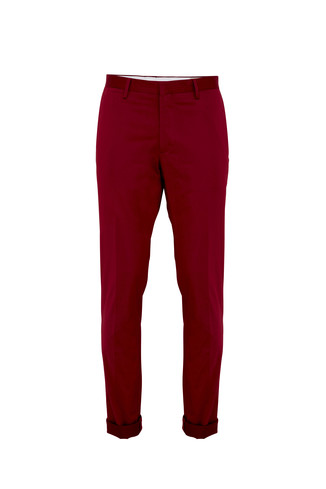 Burgundy Chinos