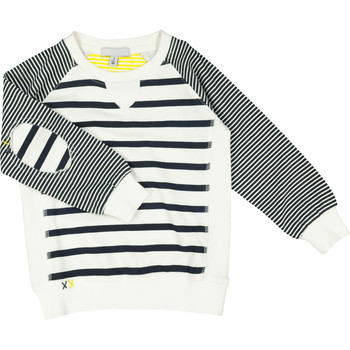 Navy & White Stripe Sweatshirt