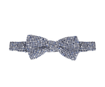 Blue And White Speckled Bowtie