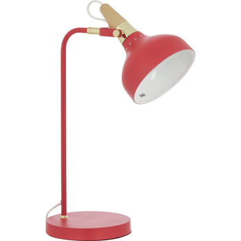 Coral Wooden Top Desk Lamp