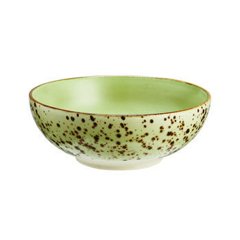 palegreenspeckledglazedbowl
