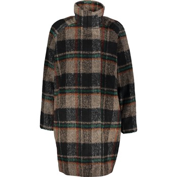 Brown Wool Blend Overcoat